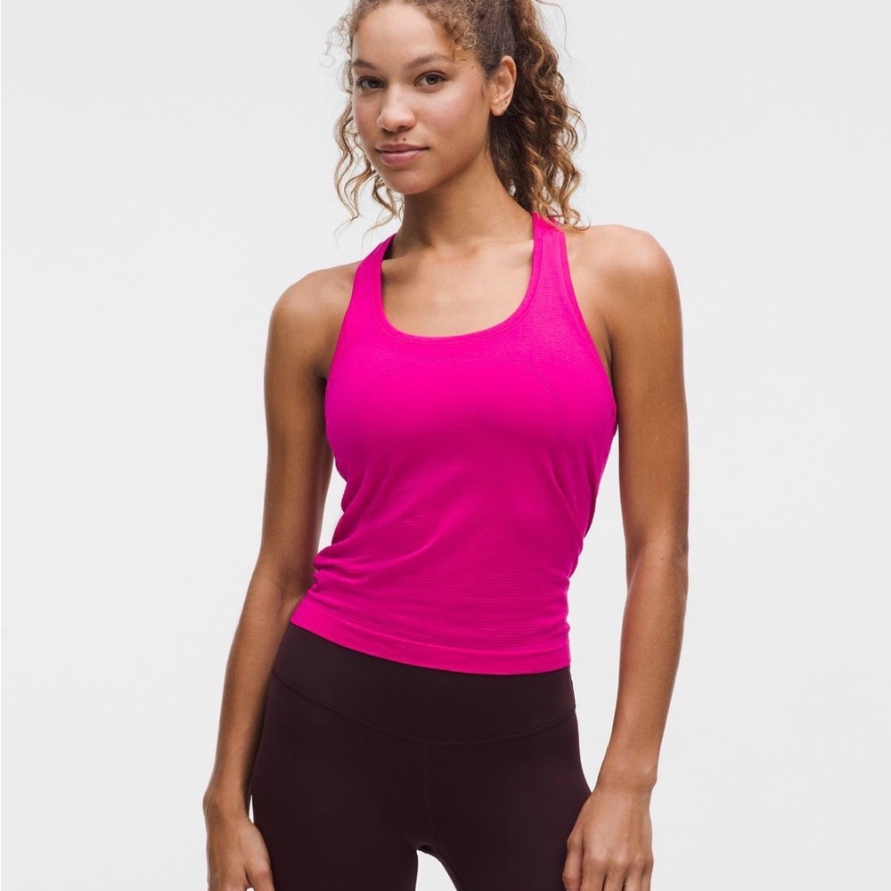 lululemon Pink Swiftly Tech Scoopneck 2.0 Racerback Tank Top